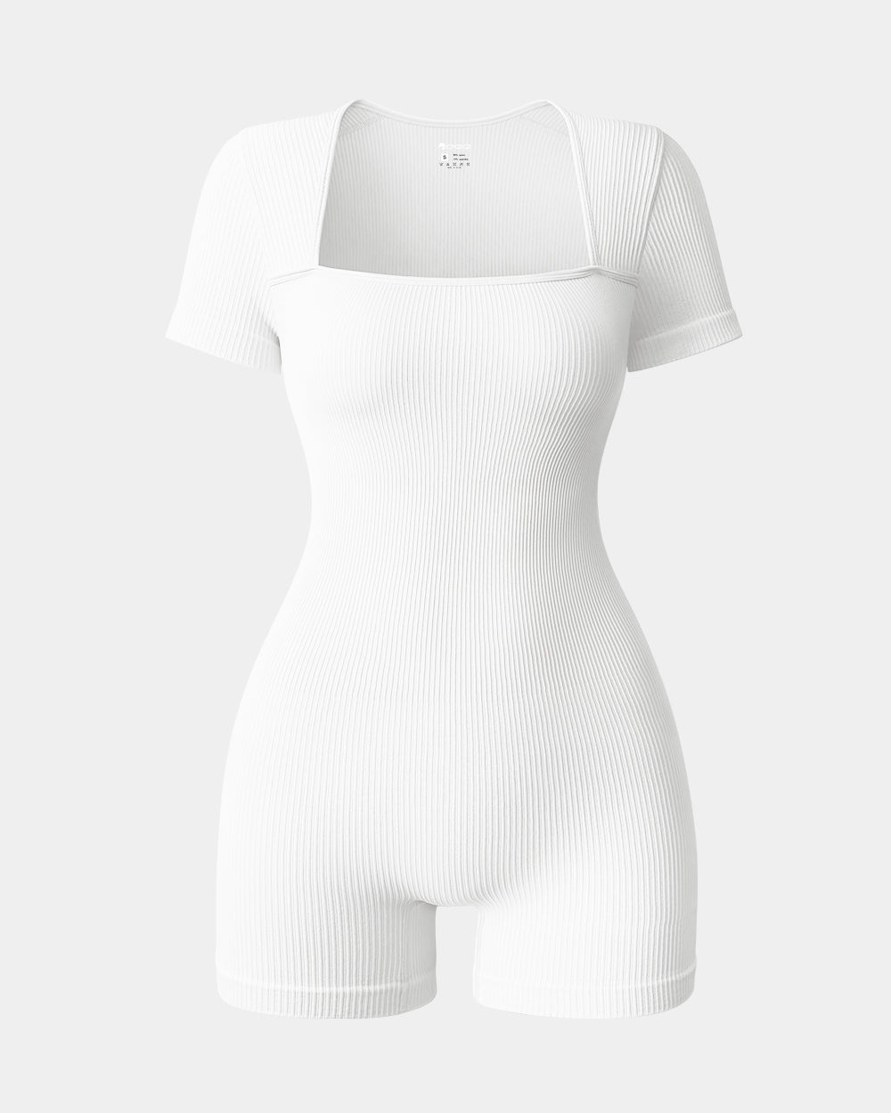 Short Sleeve Square Neck Rompers