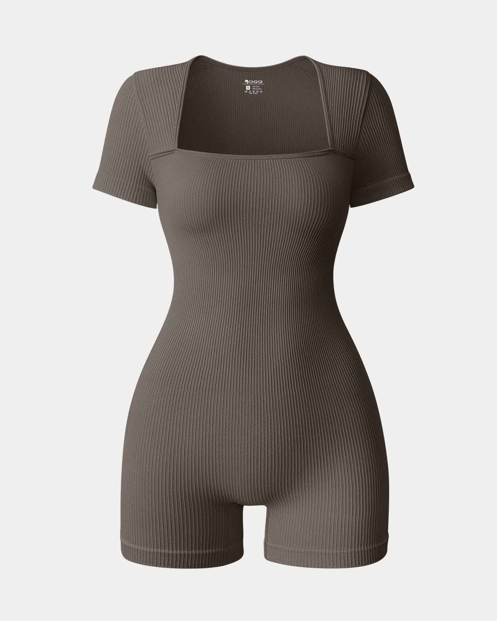 Short Sleeve Square Neck Rompers