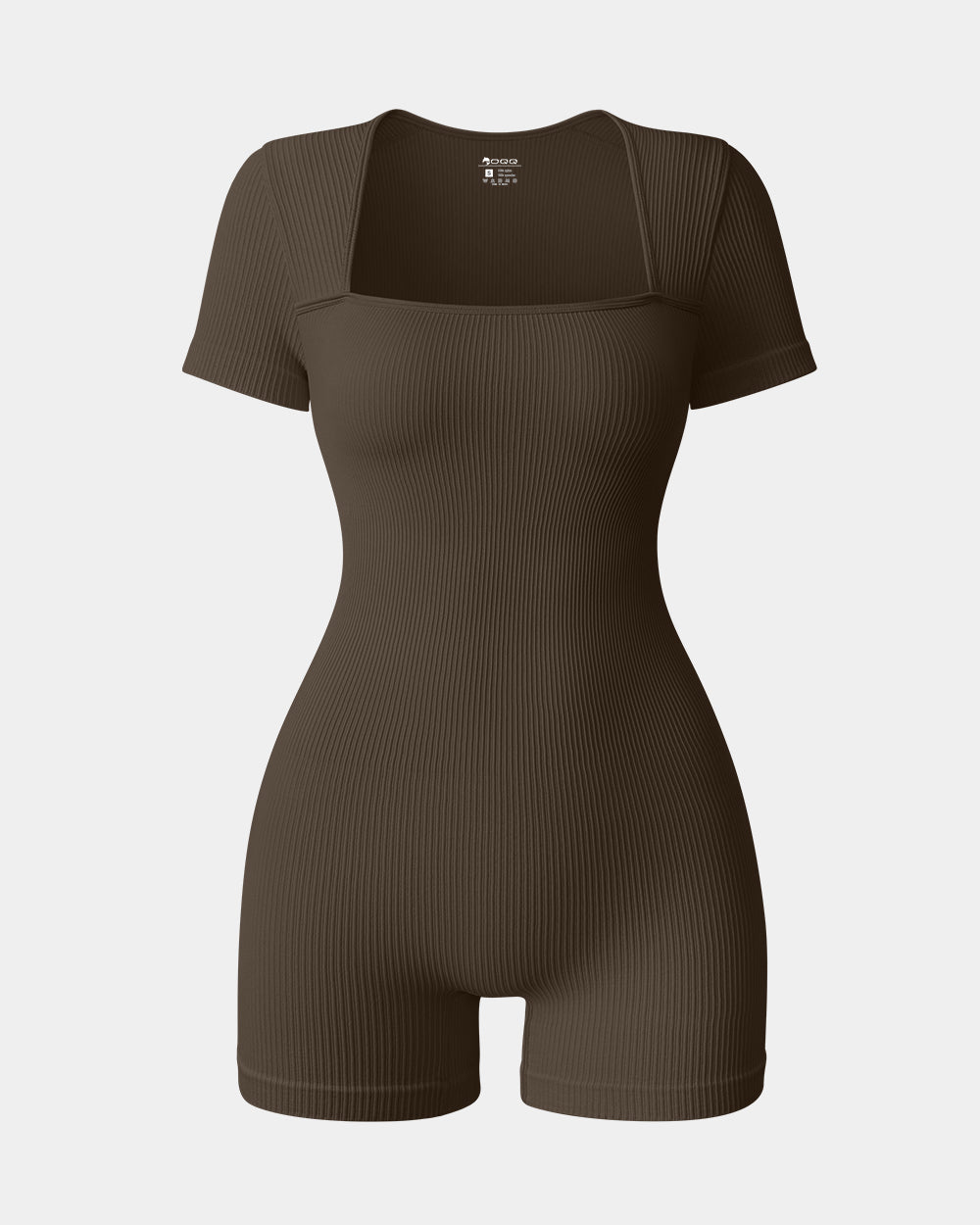 Short Sleeve Square Neck Rompers