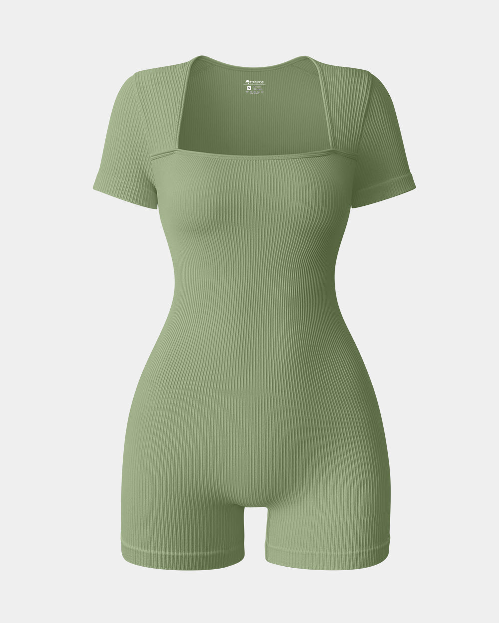Short Sleeve Square Neck Rompers