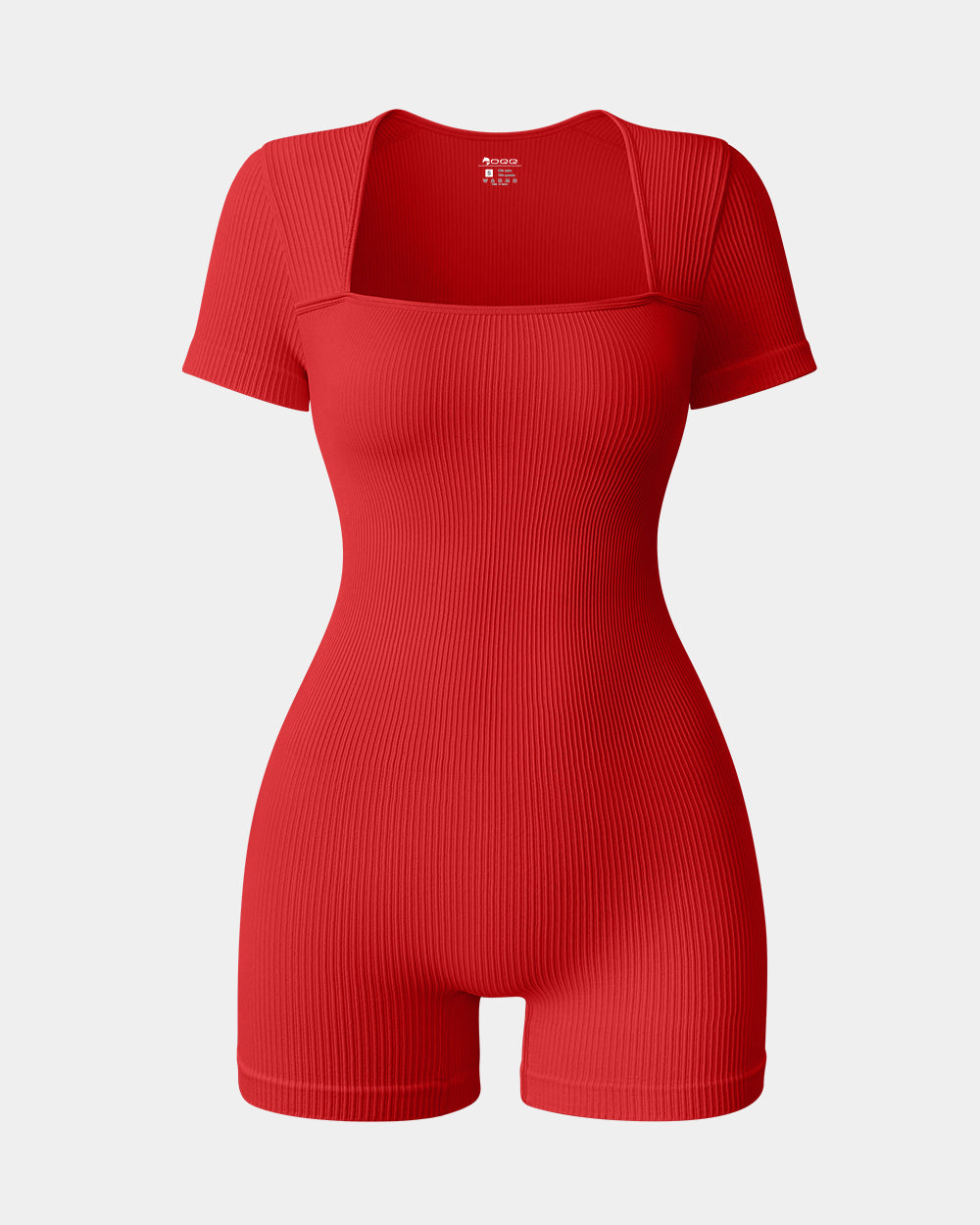 Short Sleeve Square Neck Rompers