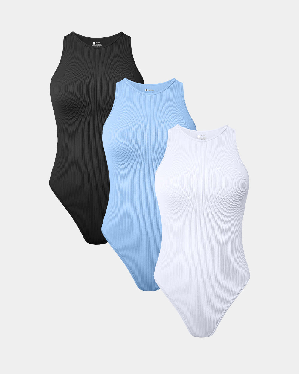 Sleeveless Halter Neck Bodysuits