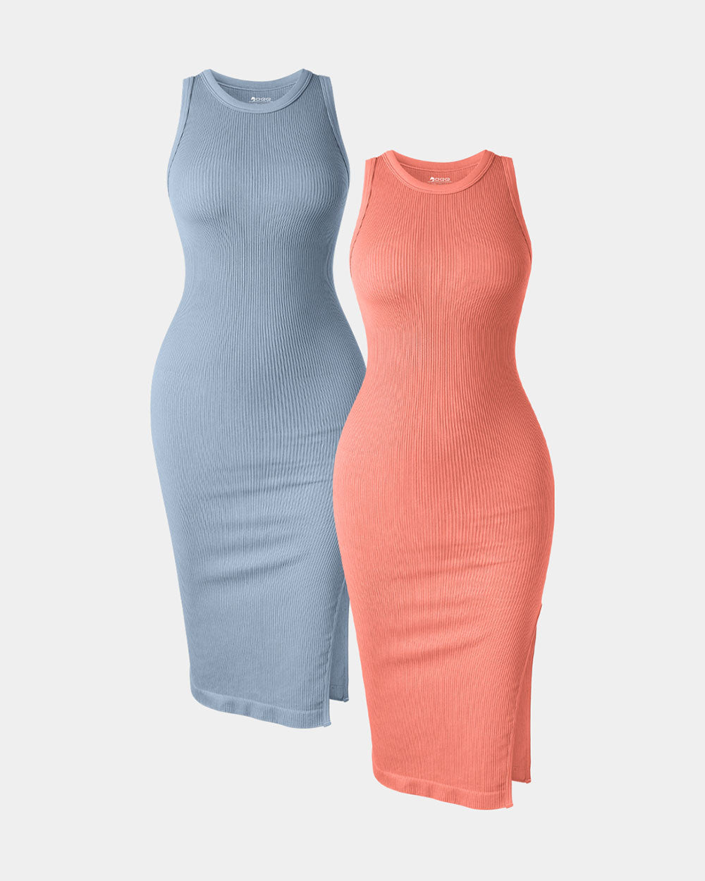 Halter Neck Split Tank Dresses