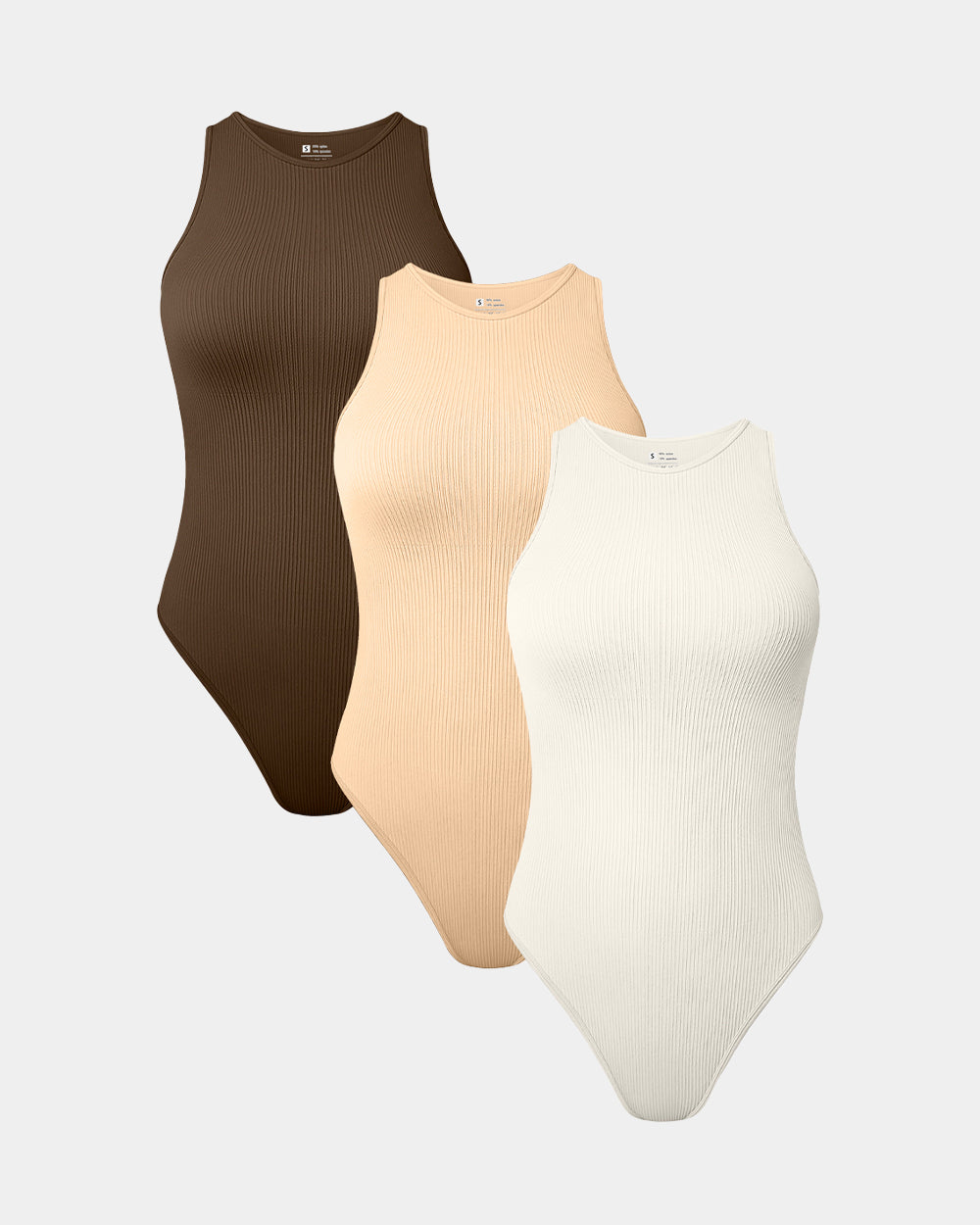 Sleeveless Halter Neck Bodysuits