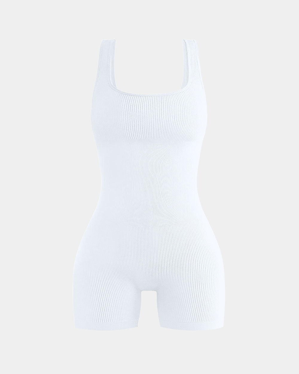 Square Neck Sleeveless Romper