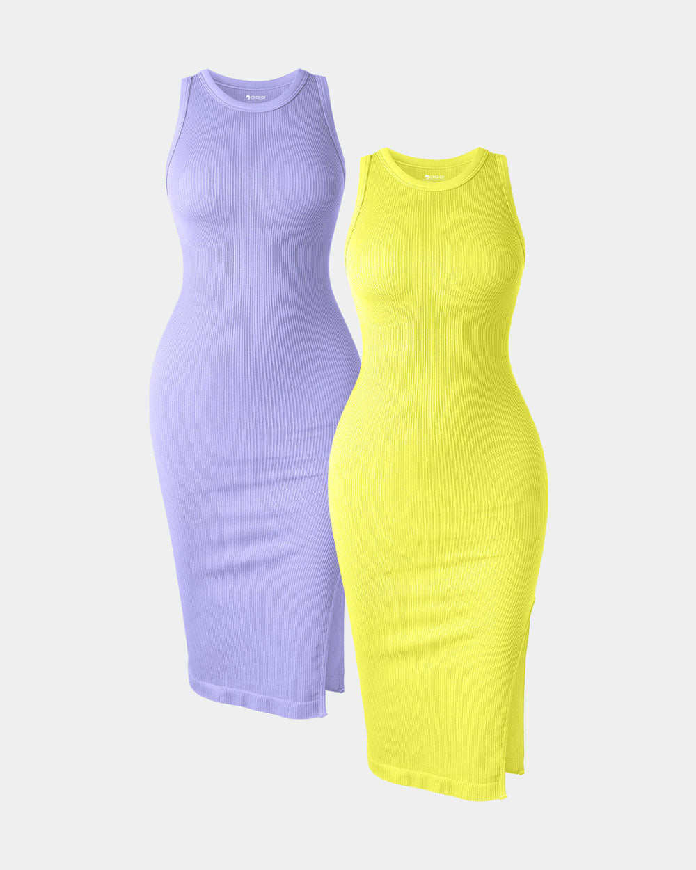 Halter Neck Split Tank Dresses