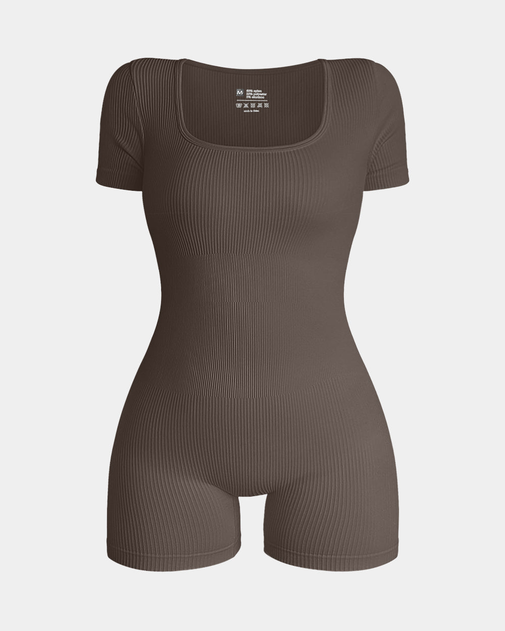 Square Neck Exercise Rompers