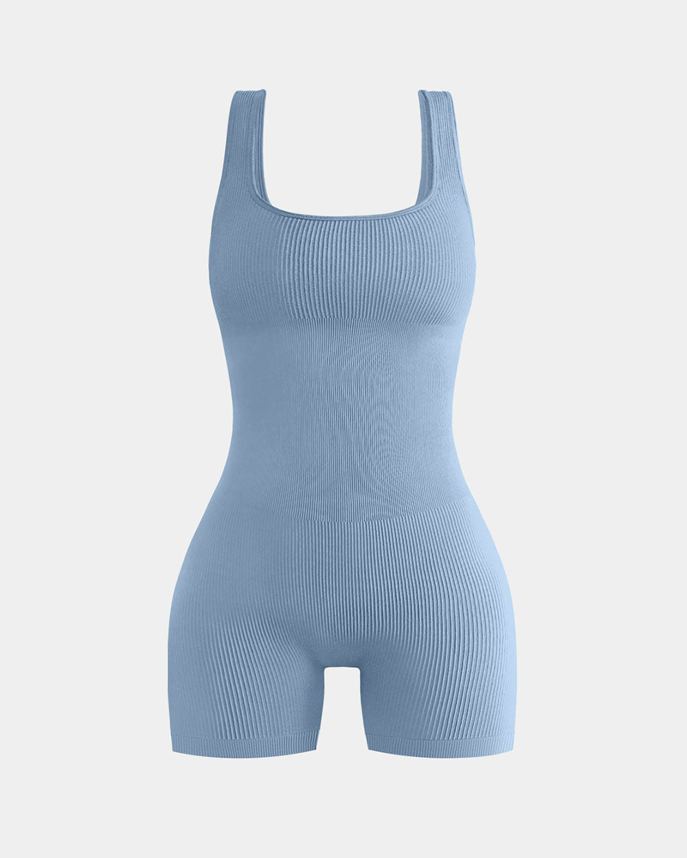 Square Neck Sleeveless Romper