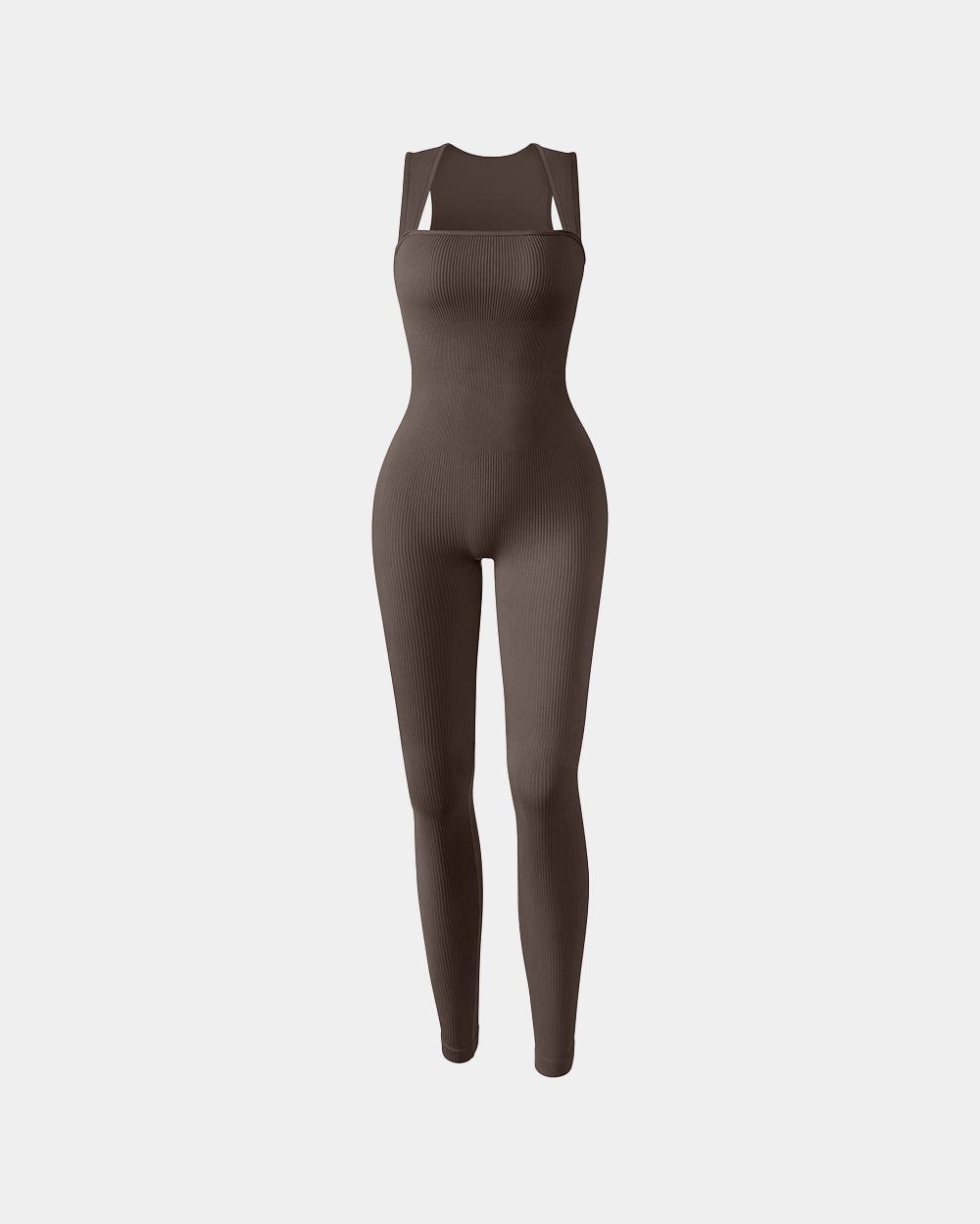 Women Jumpsuits Square Neck Sleeveless