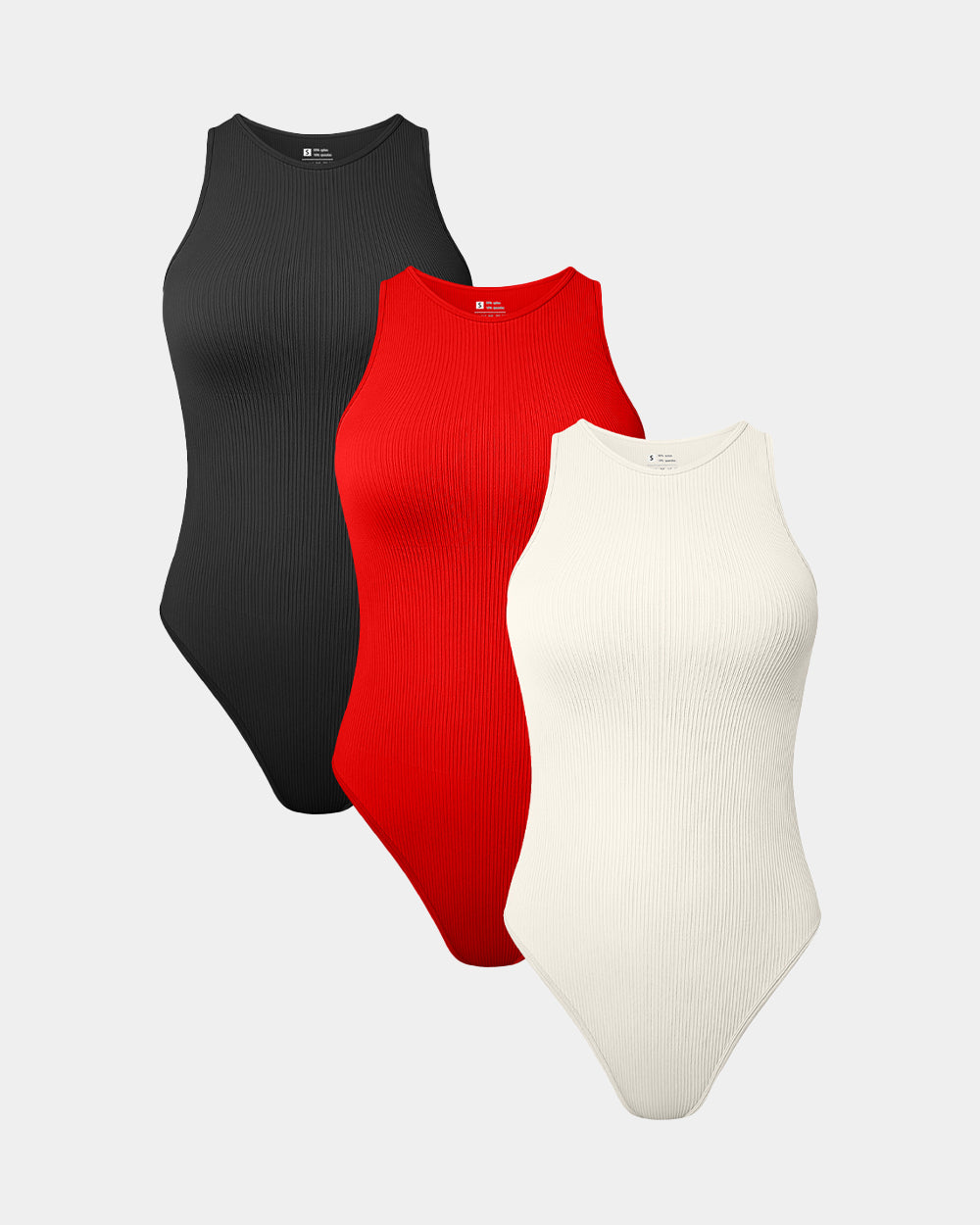 Sleeveless Halter Neck Bodysuits