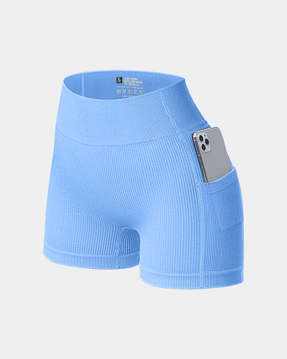 Women High Waist Yoga Shorts