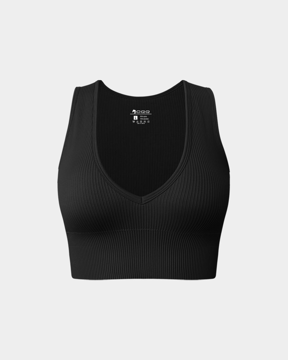 Sleeveless Deep V Neck Crop Tops