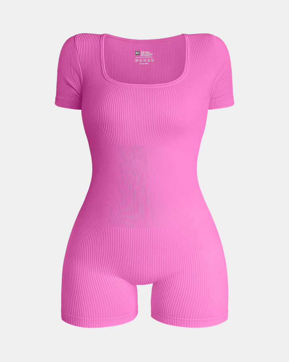 Square Neck Exercise Rompers