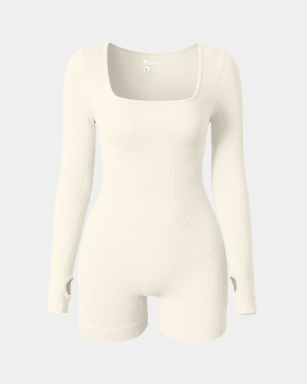Long Sleeve Square Neck Jumpsuits Rompers