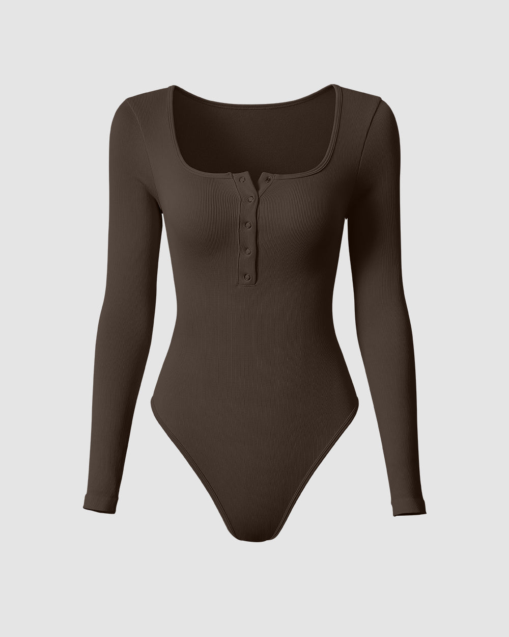 Long Sleeve Square Neck Bodysuits
