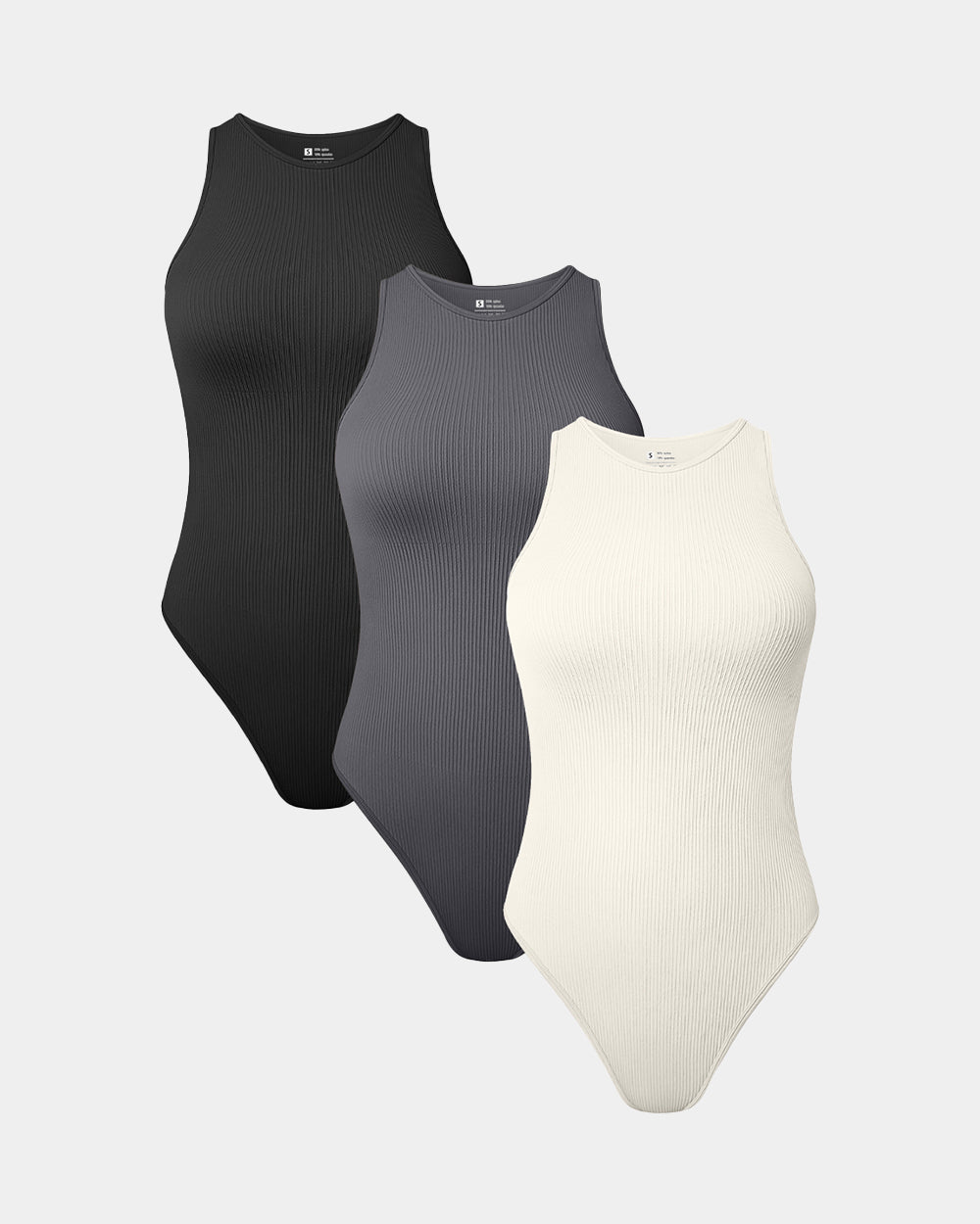 Sleeveless Halter Neck Bodysuits