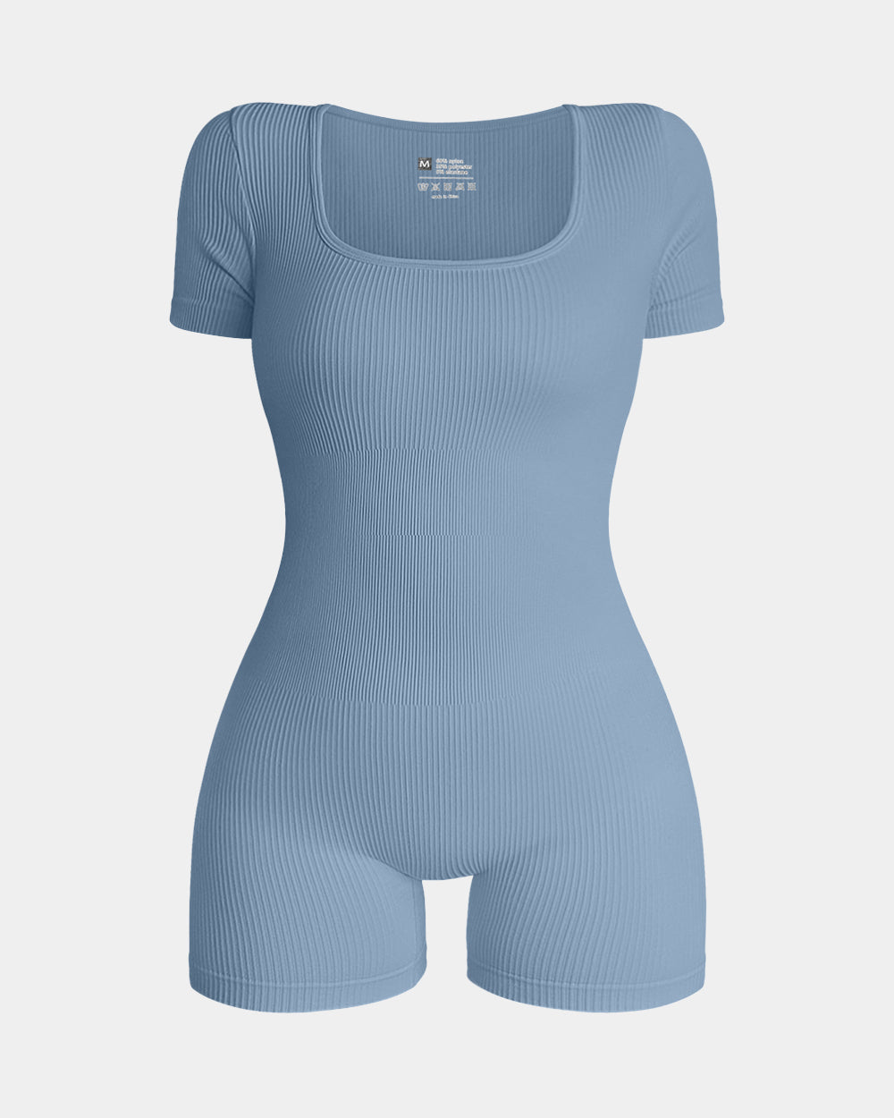 Square Neck Exercise Rompers