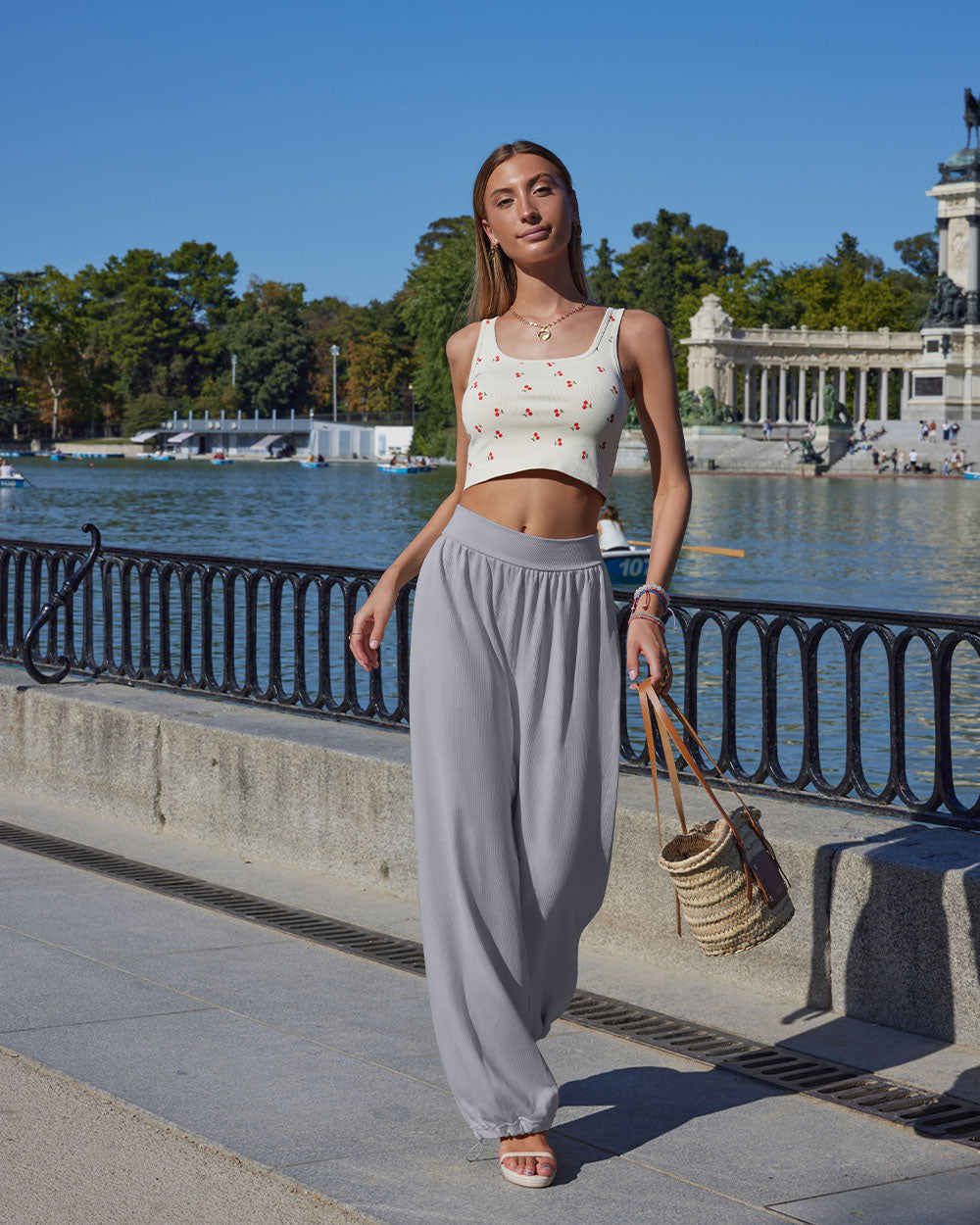 Wide Leg High Waist Lounge Adjustable Legging