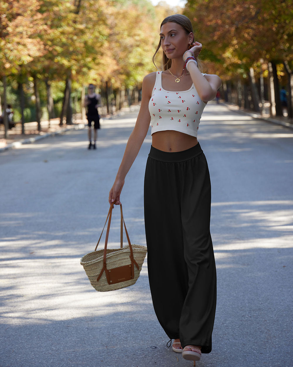 Wide Leg High Waist Lounge Adjustable Legging