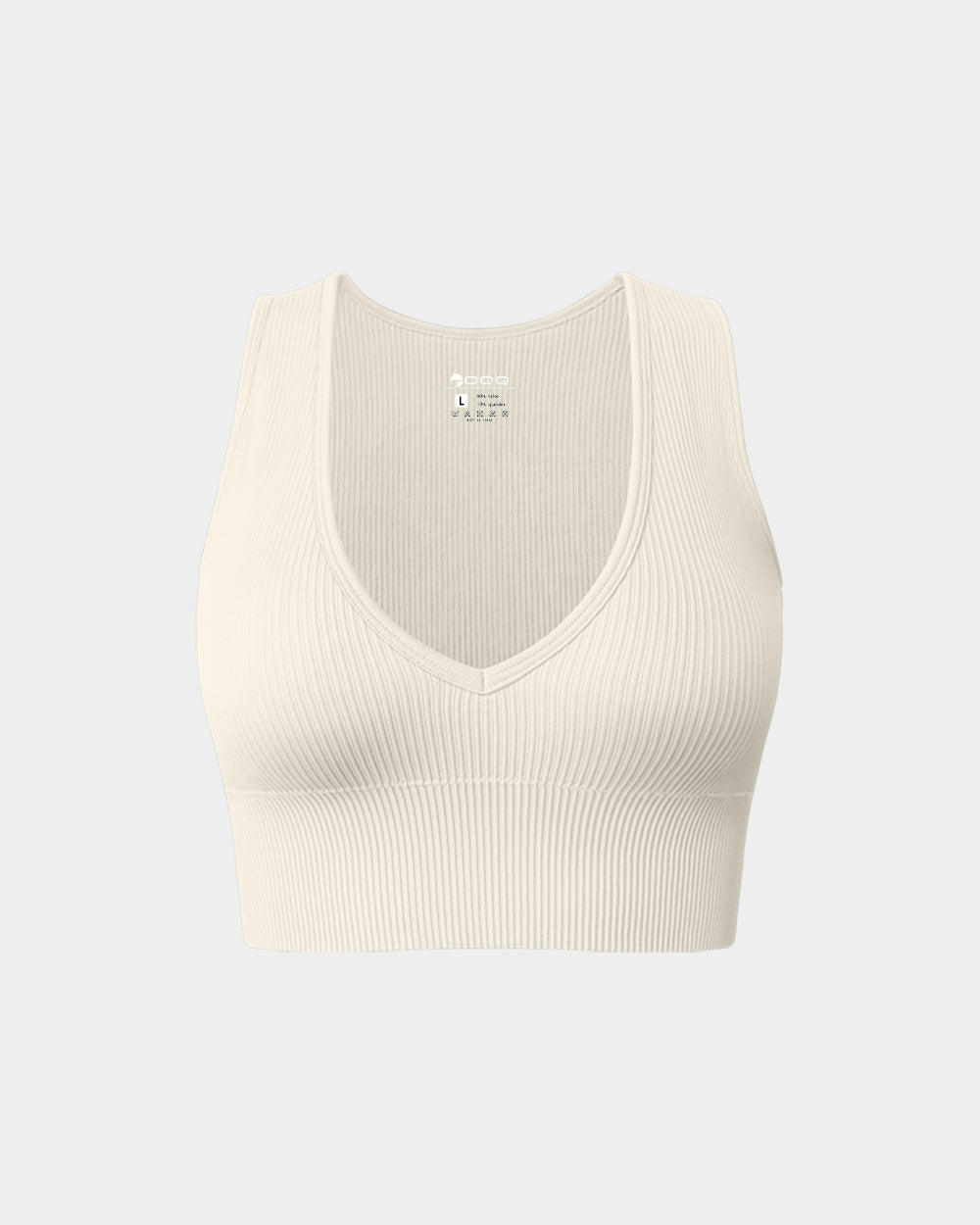 Sleeveless Deep V Neck Crop Tops