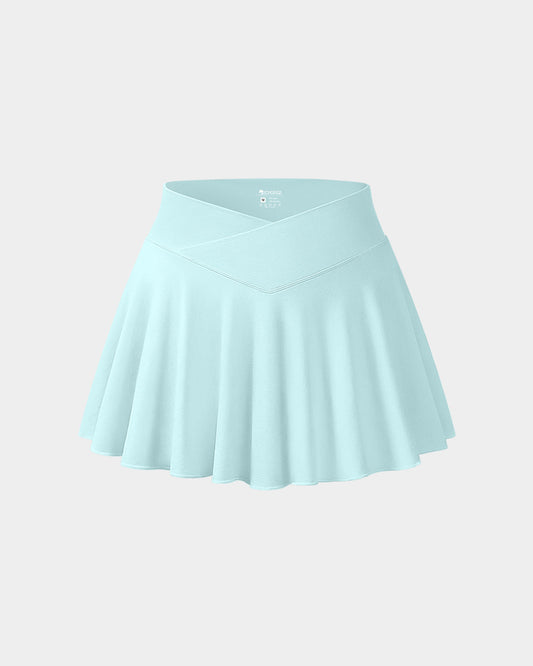 Sexy Stretchy Cross Over Casual Skirts