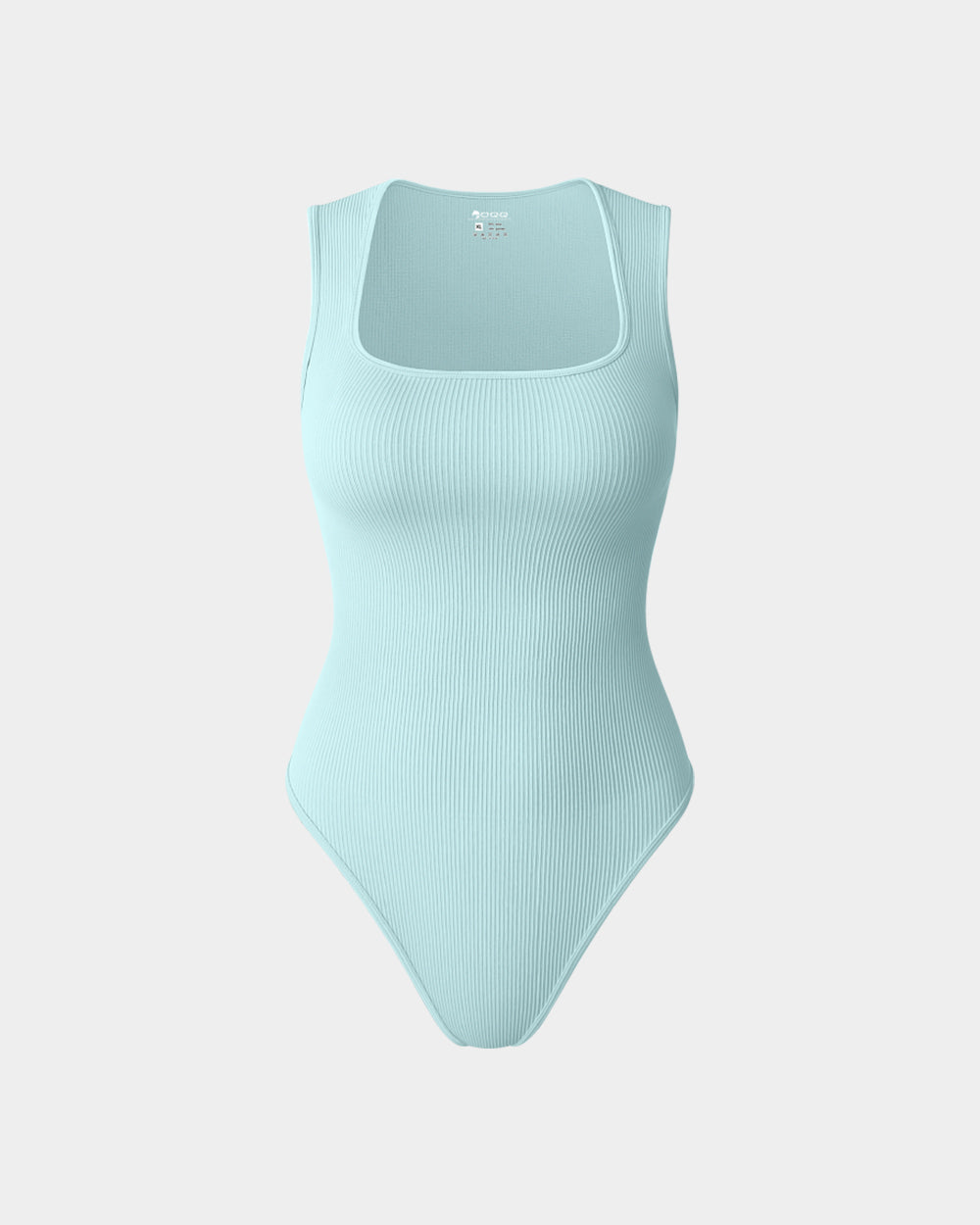 Sleeveless Square Stretch Basic Tank Tops Bodysuits