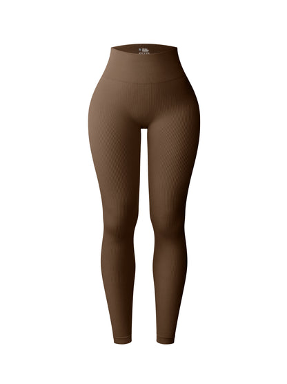 Ribbed Seamless Workout High Waist Athletic Pants