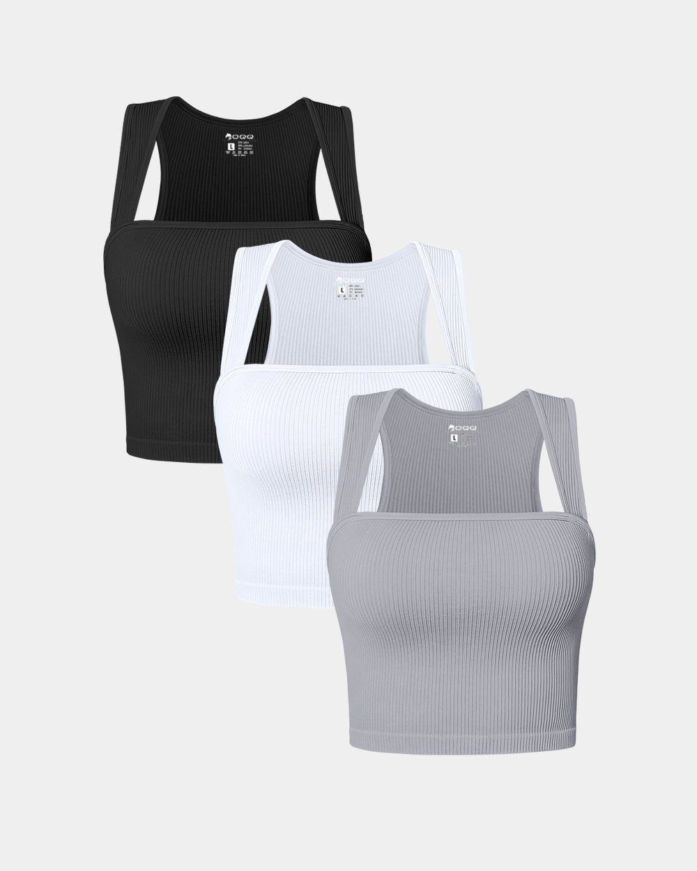 Sleeveless Square Neck Tops