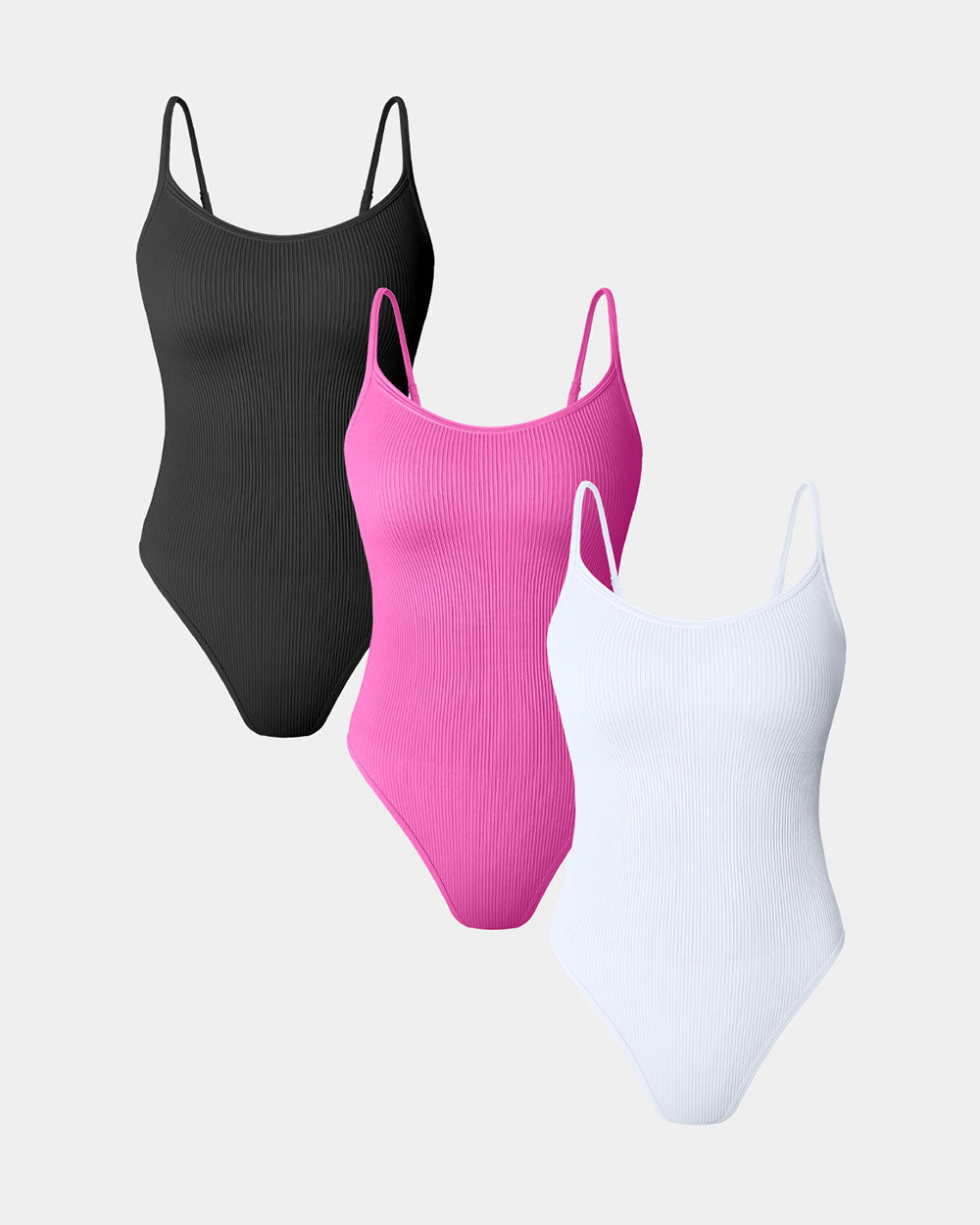 Sleeveless Adjustable Spaghetti Strip Bodysuits