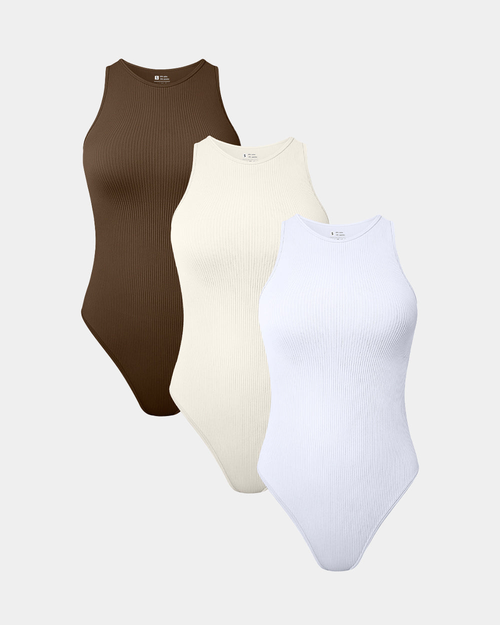 Sleeveless Halter Neck Bodysuits