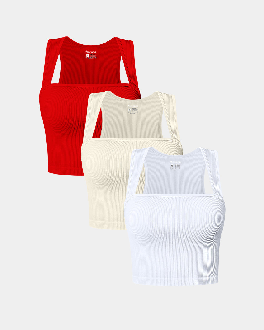 Sleeveless Square Neck Tops