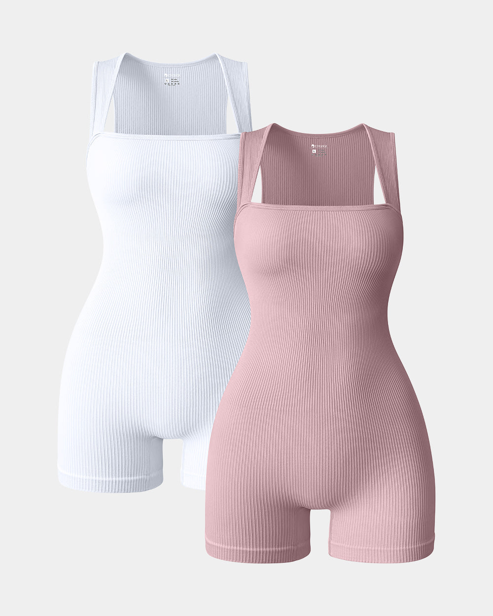 Square Neck Sleeveless Rompers