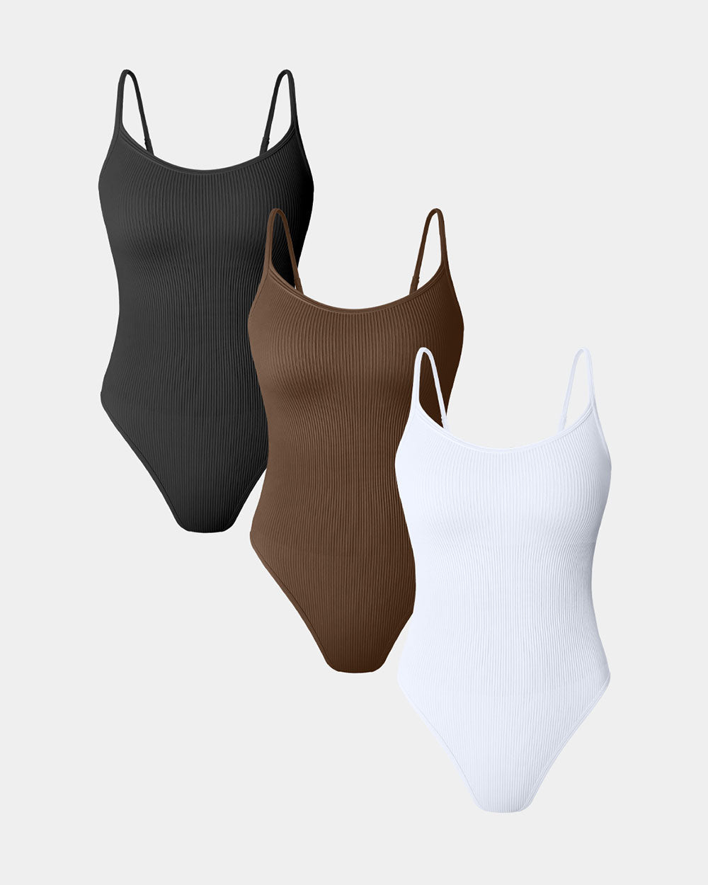Sleeveless Adjustable Spaghetti Strip Bodysuits