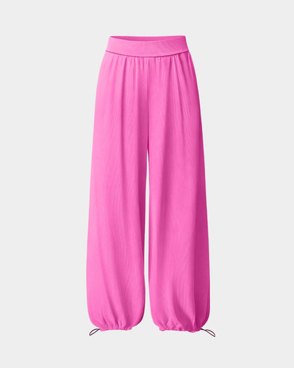 Wide Leg High Waist Lounge Adjustable Legging