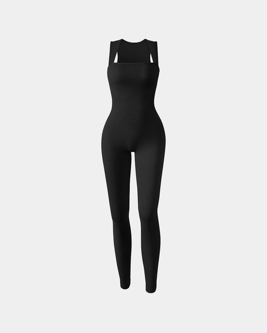 Women Jumpsuits Square Neck Sleeveless