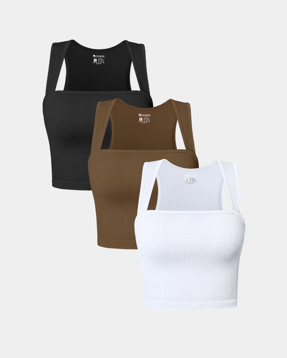 Sleeveless Square Neck Tops