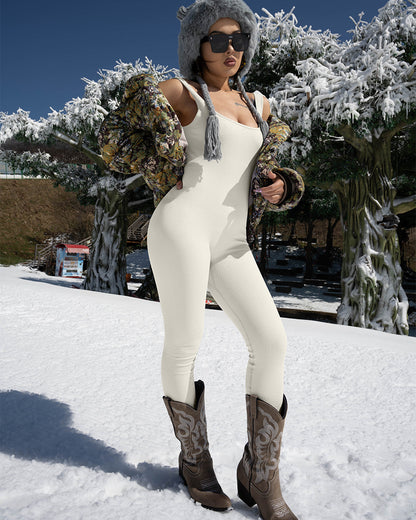 Sleeveless Exercise Jumpsuits