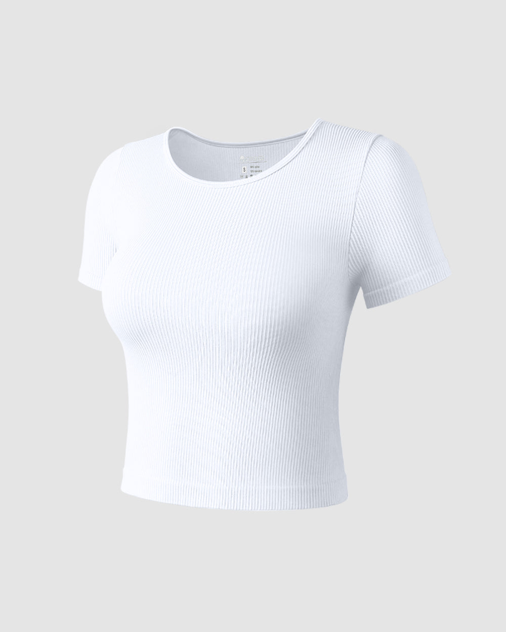 Short Sleeve Crew NeckTee Crop Tops
