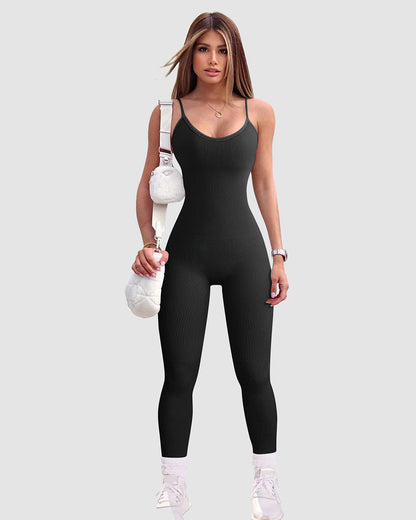 One Piece Straps Tummy Control JumpSuits