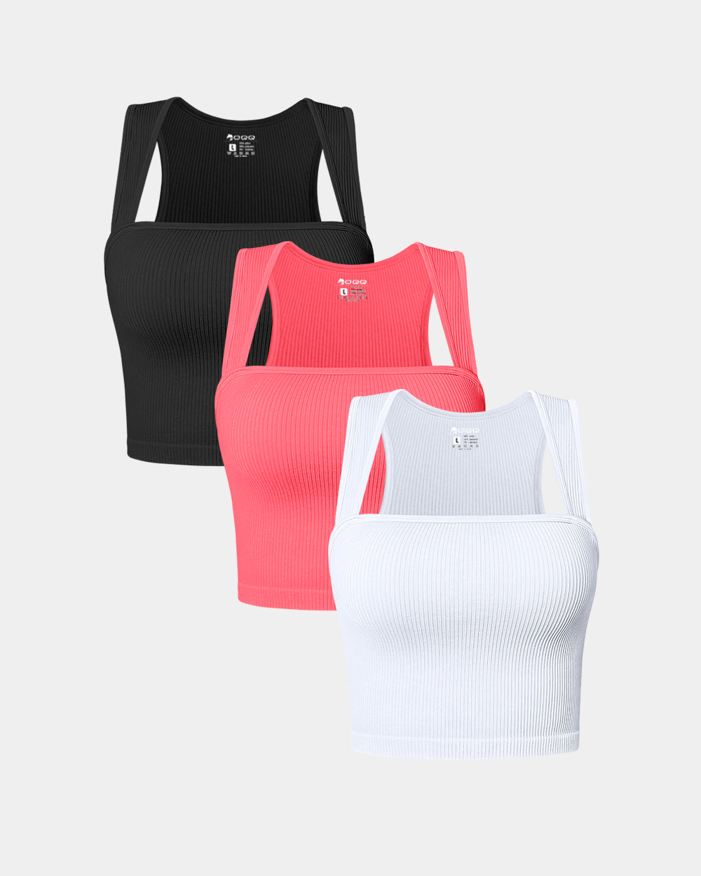 Sleeveless Square Neck Tops