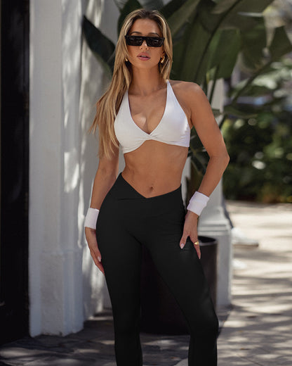High Waist Cross Over Leggings