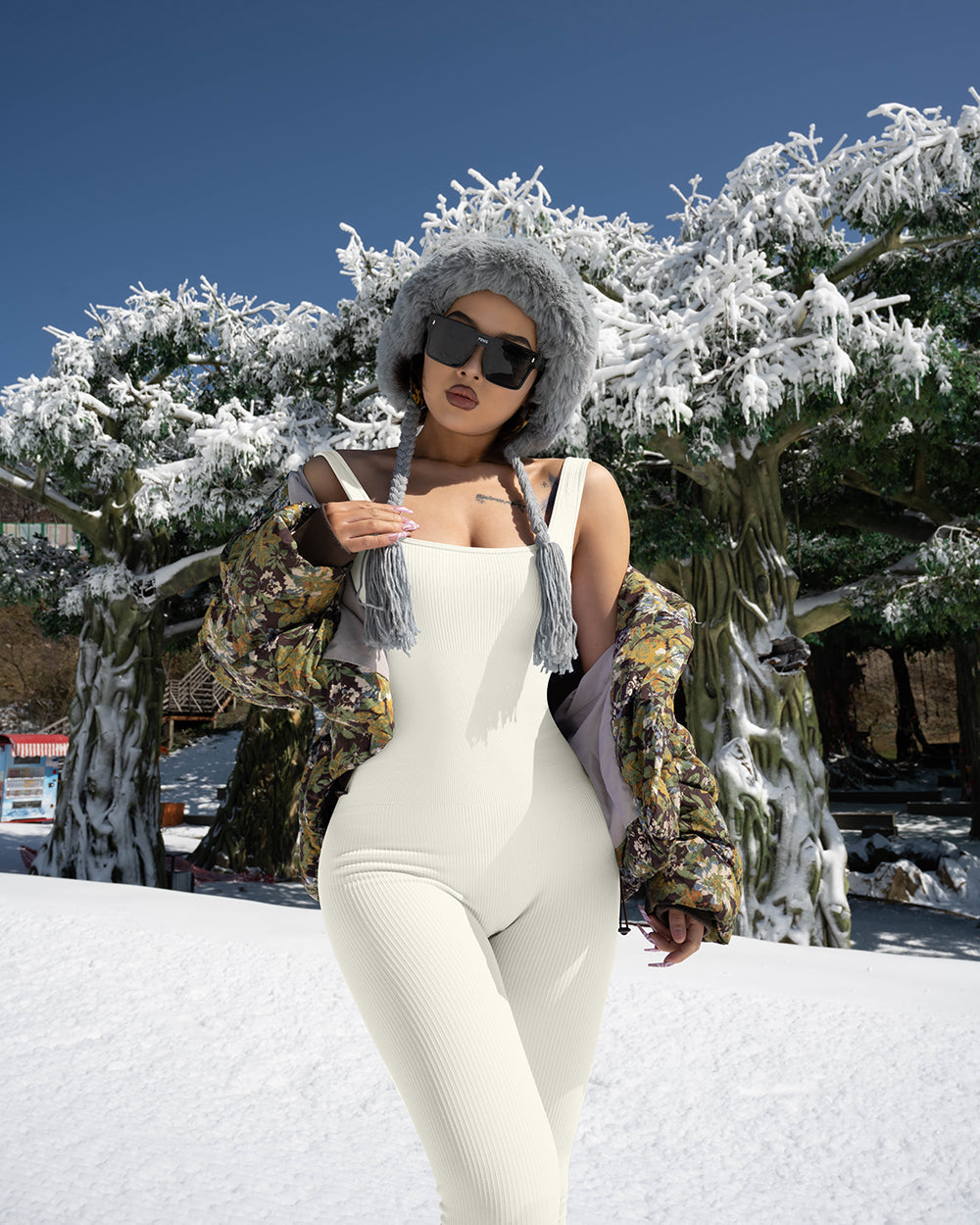 Sleeveless Exercise Jumpsuits
