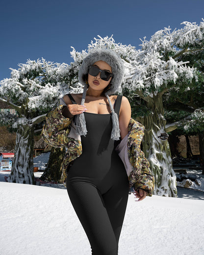 Sleeveless Exercise Jumpsuits