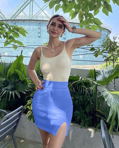 High Waist Mini Skirt