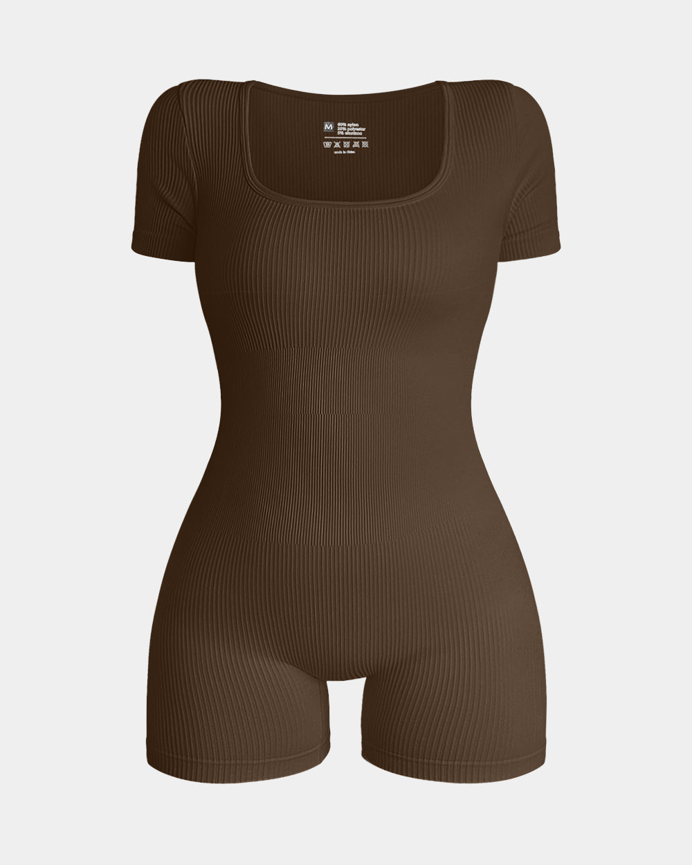 Square Neck Exercise Rompers
