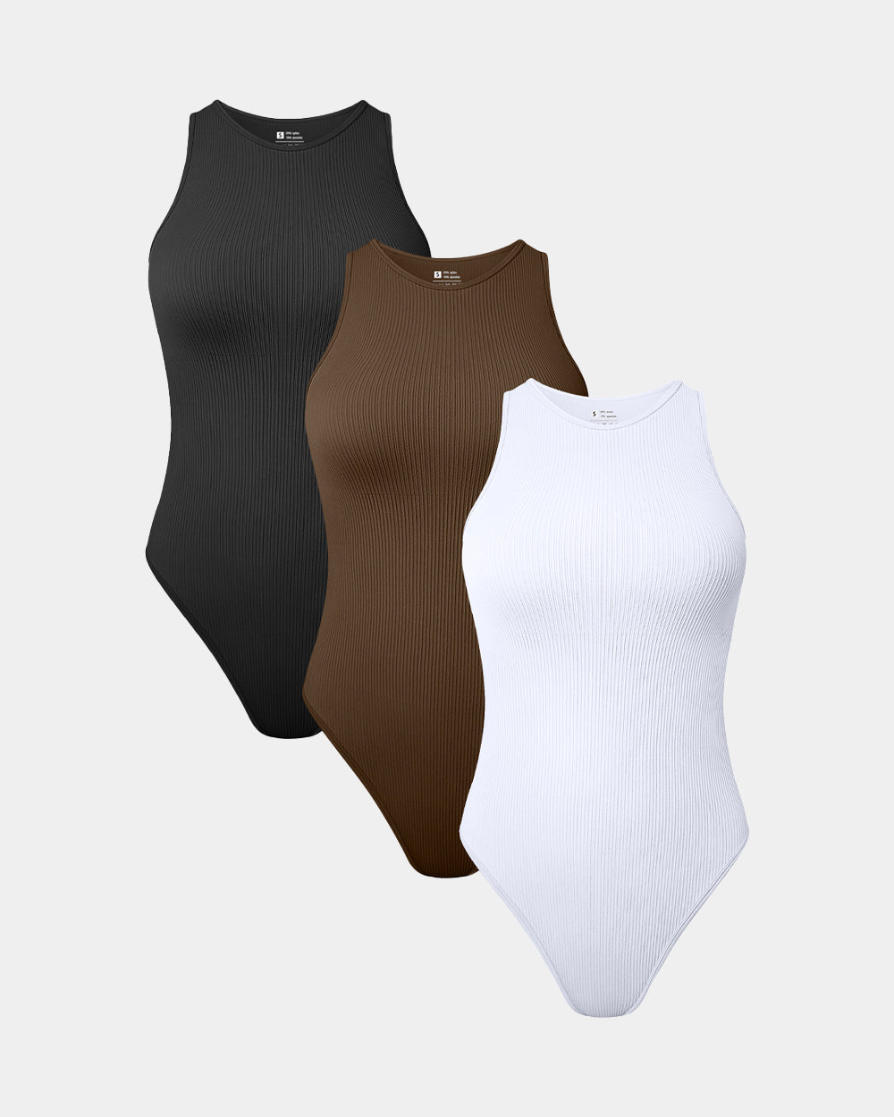 Sleeveless Halter Neck Bodysuits