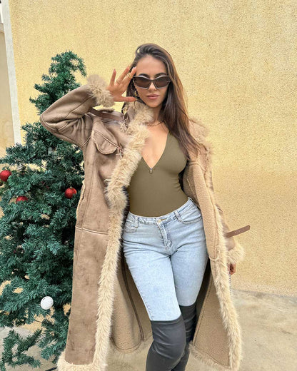 Zip Front Long Sleeve  Bodysuits