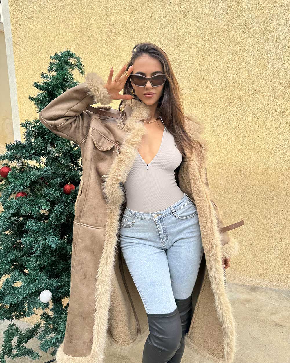 Zip Front Long Sleeve  Bodysuits