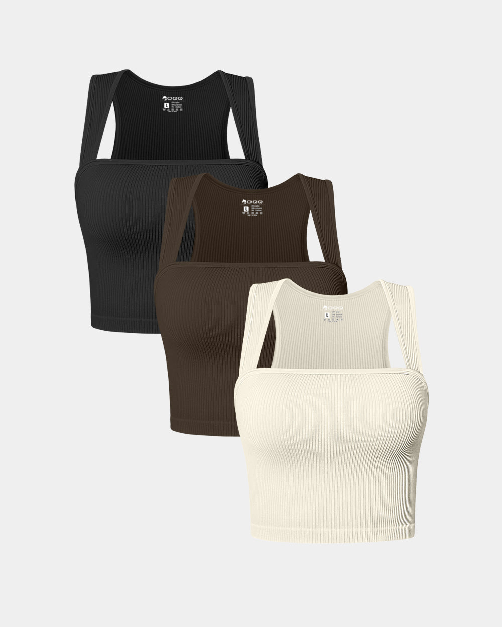 Sleeveless Square Neck Tops