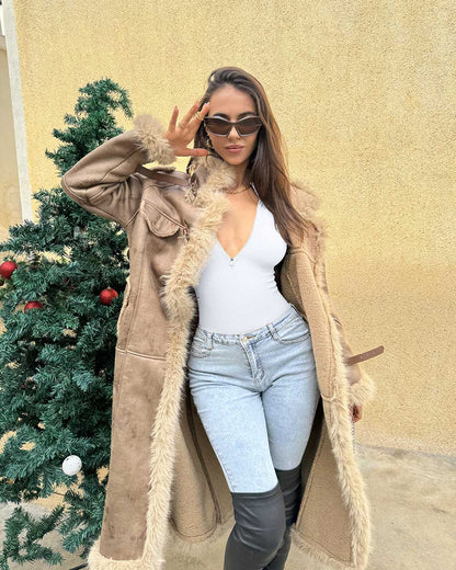 Zip Front Long Sleeve  Bodysuits